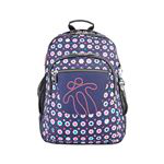 Mochila escolar Totto Crayoles florecitas Morado en oferta