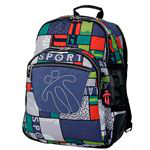 Mochila casual Totto Crayoles Squal azul y gris en oferta