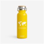 Botella Mapamundi Yellowstone amarillo 500ml