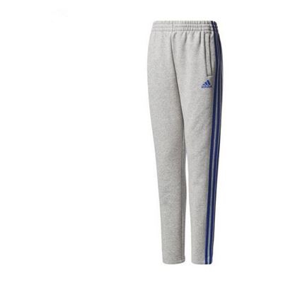 Pantalón de Chándal para Niños Adidas YB 3S BR Talla 10-12 Años Gris