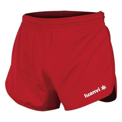 Pantalón Corto Deportivo Luanvi Gama Rojo Talla: XXS en oferta