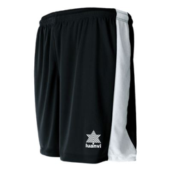 Pantalón Corto Deportivo Luanvi Premium Blanco/Negro Talla: 4XS en oferta