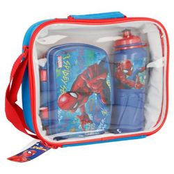 Bolsa portaalimentos Spiderman Azul características