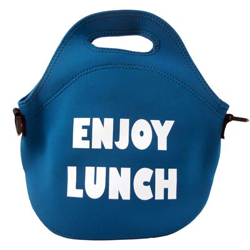 Bolsa portaalimentos Bergner Neopreno Azul en oferta