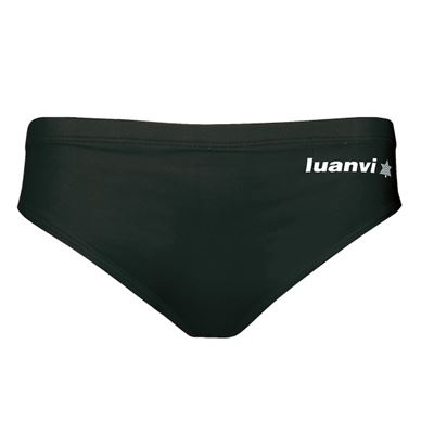 Pantalón Corto Deportivo Luanvi Gama Negro Algodón Talla: M