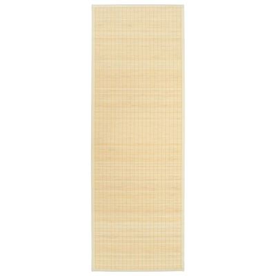 Esterilla de yoga vidaXL de bambú 60x180 cm natural