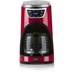 BORETTI B411 Cafetera programable - 1000W - 1.5 L: 12 tazas - Rojo en oferta