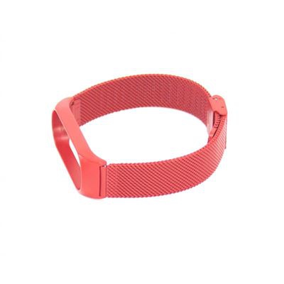 Recambio pulsera Blutech Metal compatible con Xiaomi Mi Band 3 / 4 Color Rojo