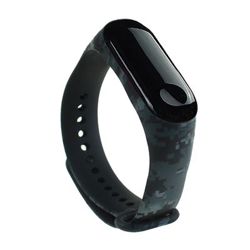 Pulsera de TPU para Xiaomi Mi Band 3 /4, Negro Mosaico características