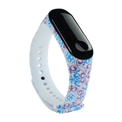 Pulsera de TPU para Xiaomi Mi Band 3 /4, Azul & Violeta características