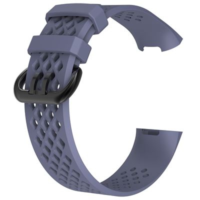 Pulsera de Silicona para Fitbit Charge 3 (6.5-9inch), Gris