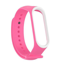 Pulsera de Silicona para Xiaomi Mi Band 3, Blanco & Rosa precio