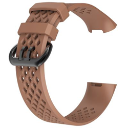 Pulsera de Silicona para Fitbit Charge 3 (5.1-7.1inch), Marron características