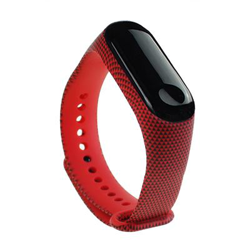 Pulsera de TPU para Xiaomi Mi Band 3 /4, Rojo & Negro características