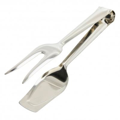 Pinzas Para Servir Acero Inoxidable 21 cm. Ideal para la cocina, serv