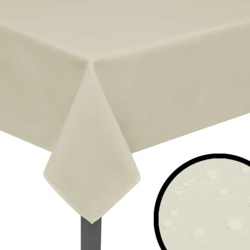 Manteles de mesa 5 unidades crema 220x130 cm en oferta