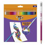 Lápices Bic Kids evolution illusion 24 colores en oferta