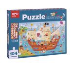 Apli Kids - Puzzle barco pirata 104 piezas