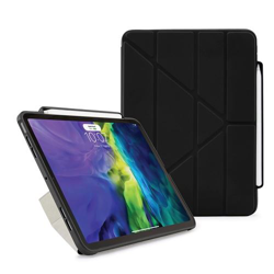 Funda con soporte Pipetto Origami Pencil Negro para iPad Air 4 10,9'' en oferta