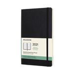 Agenda Large 2021 Semana Vista Horizontal Tapa Blanda Moleskine Negro precio