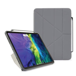 Funda con soporte Pipetto Origami Pencil Gris para iPad Air 4 10,9'' en oferta