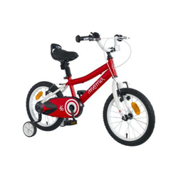 Bicicleta Moma Bikes de 16" con ruedines incluidos , ideal para niño a partir de 4 a 6 años de 105 a 120cm Rojo características