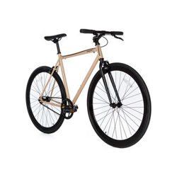 Bicicleta Fixie Urbana Moma Bikes Fixie BeigeFixed Gear & Single Speed Beige talla M-L características