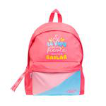 Mochila escolar Erik Carouge Blue & Pink multicolor en oferta