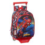 Mochila con carro Safta Marvel Spiderman go hero grande