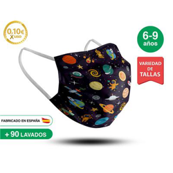 Mascarilla reutilizable ESPACIO 6-9 años en oferta