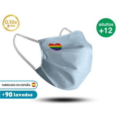 Mascarilla reutilizable adulto +12 años LGTBI