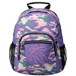 Mochila Totto tempera morado militar