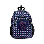 Mochila escolar adaptable a carro Totto Acuareles florecitas Morado precio