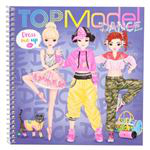 Cuaderno con calcomanías TOPModel Dress me up dance características