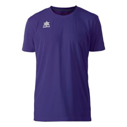 Camiseta de Manga Corta Luanvi Pol Morado Talla: S en oferta