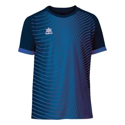 Camiseta de Manga Corta Luanvi Rio Azul Talla: XXL