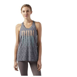 Camiseta de Tirantes Mujer Reebok RE TANK Gris Talla XS en oferta