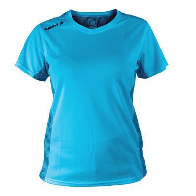 Camiseta de Manga Corta Mujer Luanvi Nocaut Plus Turquesa (5 uds) Talla: XS