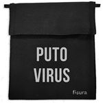 Funda de tela Fisura porta mascarillas puto virus precio