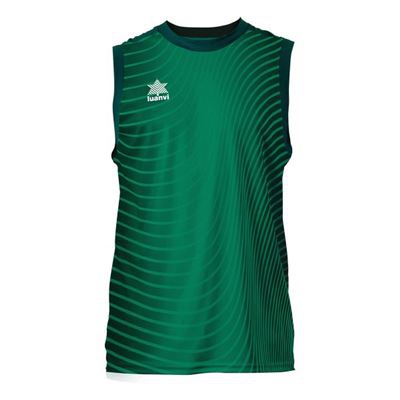 Camiseta de Tirantes Unisex Luanvi Rio Verde Talla: 4XS