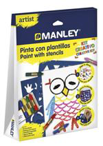 Manley Artist pinta con plantilla en oferta