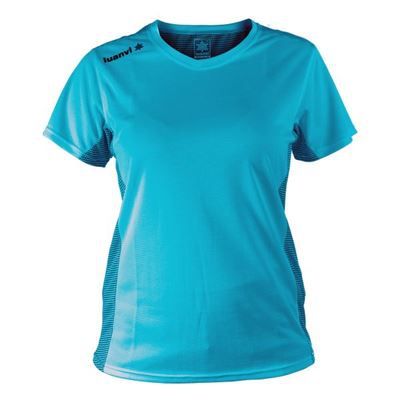 Camiseta de Manga Corta Mujer Luanvi Nocaut Plus Turquesa Talla: M