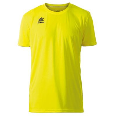 Camiseta Deportiva de Manga Corta Luanvi Pol Amarillo Talla: S