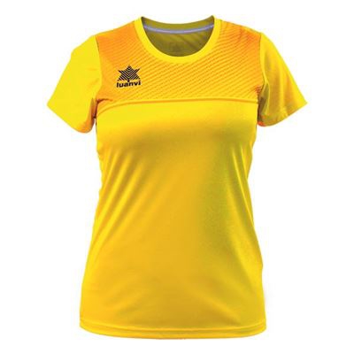 Camiseta de Manga Corta Luanvi Apolo Amarillo Talla: S