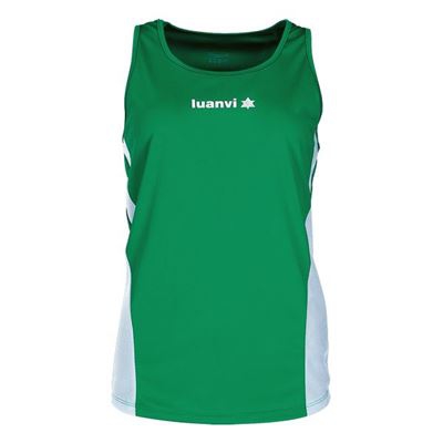 Camiseta de Tirantes Luanvi Race Verde Talla: M