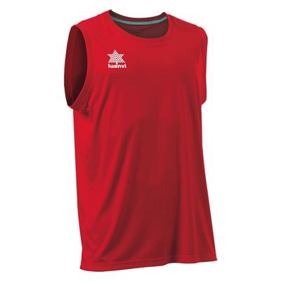 Camiseta de Tirantes Luanvi Basket Pol Rojo Talla: XXS