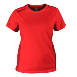 Camiseta de Manga Corta Mujer Luanvi Nocaut Plus Rojo (5 uds) Talla: S precio