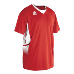 Camiseta de Manga Corta Luanvi Atlas Rojo Talla: XL precio