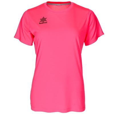 Camiseta de Manga Corta Mujer Luanvi Pol Rosa Talla: S