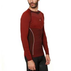 Camiseta Térmica para Hombre Sport Hg Hg-8030 Negro Rojo Talla XL precio